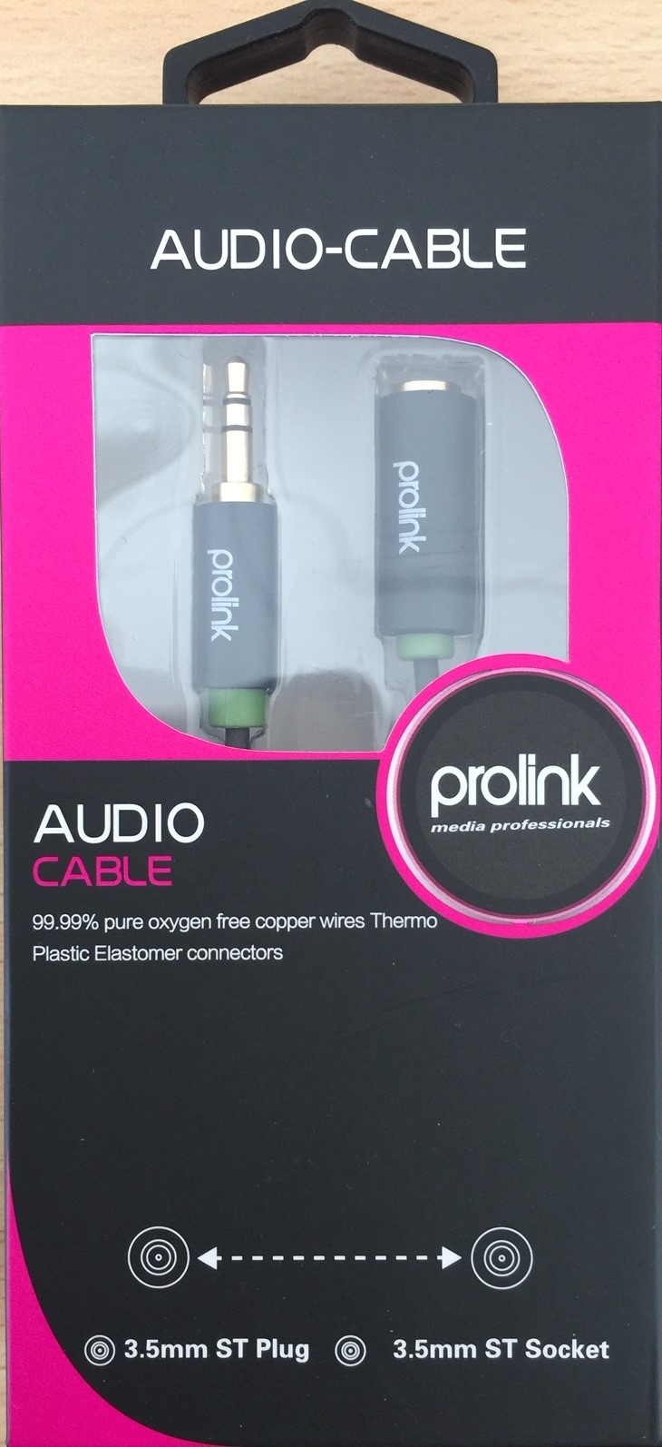 Cable Prolink Alargador jack auriculares