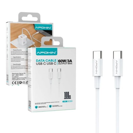 Strepito Cable Apokin CB-72223 de 1 metro C a C /60W/3A