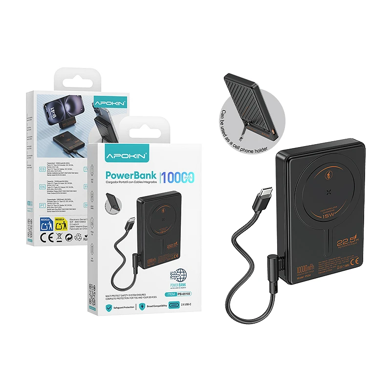 Strepito Power Bank Apokin PB-65102 de 10.000 mAh